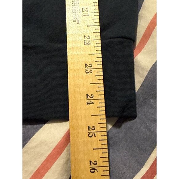 Eddie Bauer Men's Pullover 1/4 Zip Color block & Spell out Sweatshirt Size Large - Picture 12 of 13